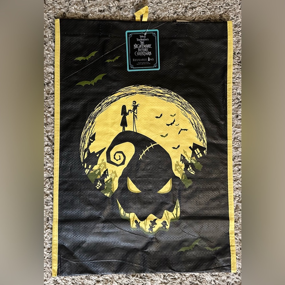 🦇Nightmare Before Christmas OOGIE BOOGIE Halloween Reusable Bag, NWT